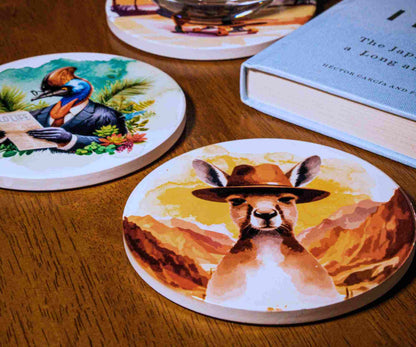 Bushroo – The Outback Legend Coaster