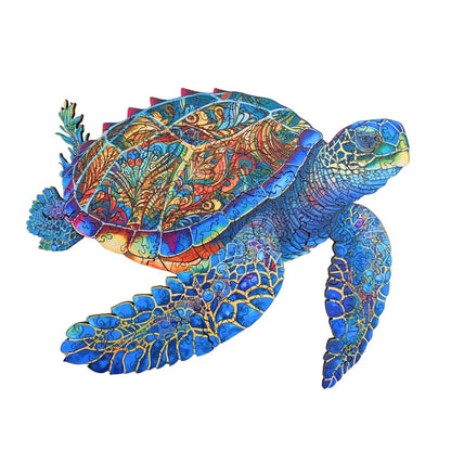 Wooden Turtle Jigsaw Puzzle – 200 Pieces