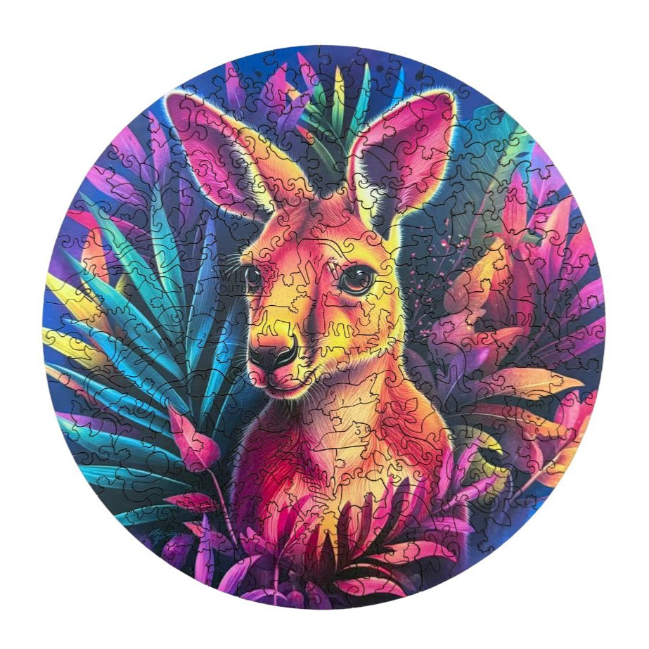 Wooden Kangaroo Jigsaw Puzzle – 200 Pieces