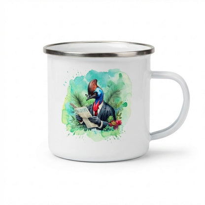 Cassowary Enamel Mug