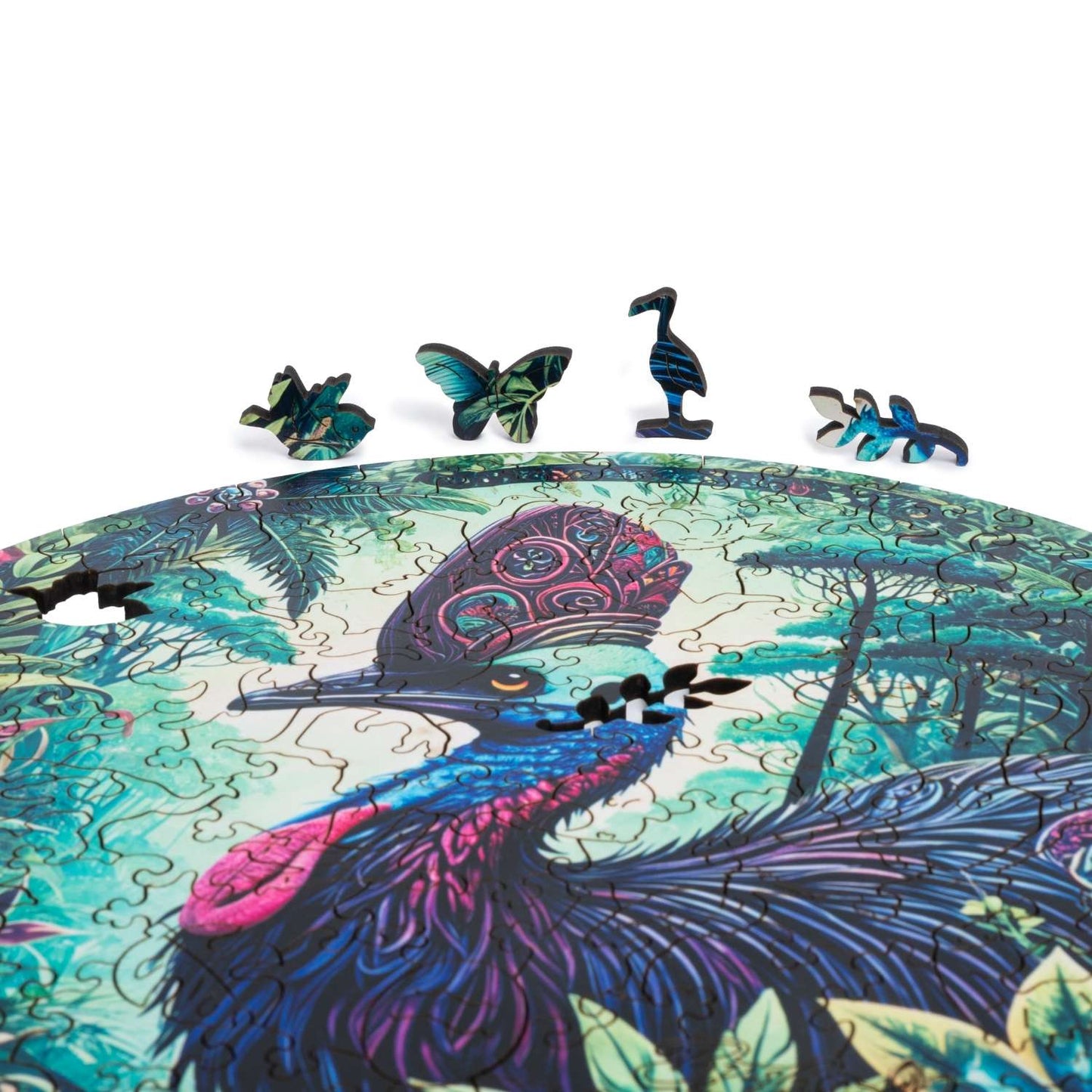 Wooden Cassowary Jigsaw Puzzle – 200 Pieces