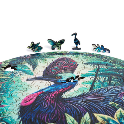 Wooden Cassowary Jigsaw Puzzle – 200 Pieces