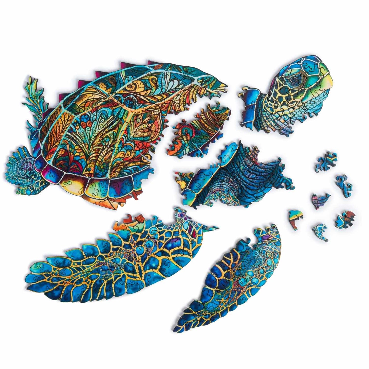 Wooden Turtle Jigsaw Puzzle – 200 Pieces