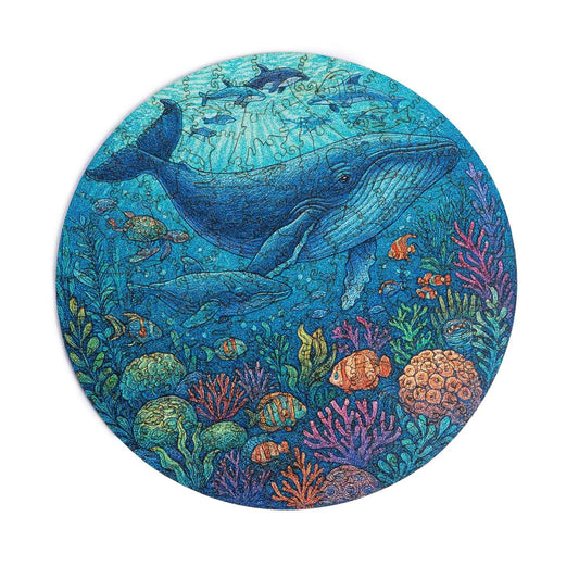 Whale Reef Jigsaw Puzzle – 200 Pieces