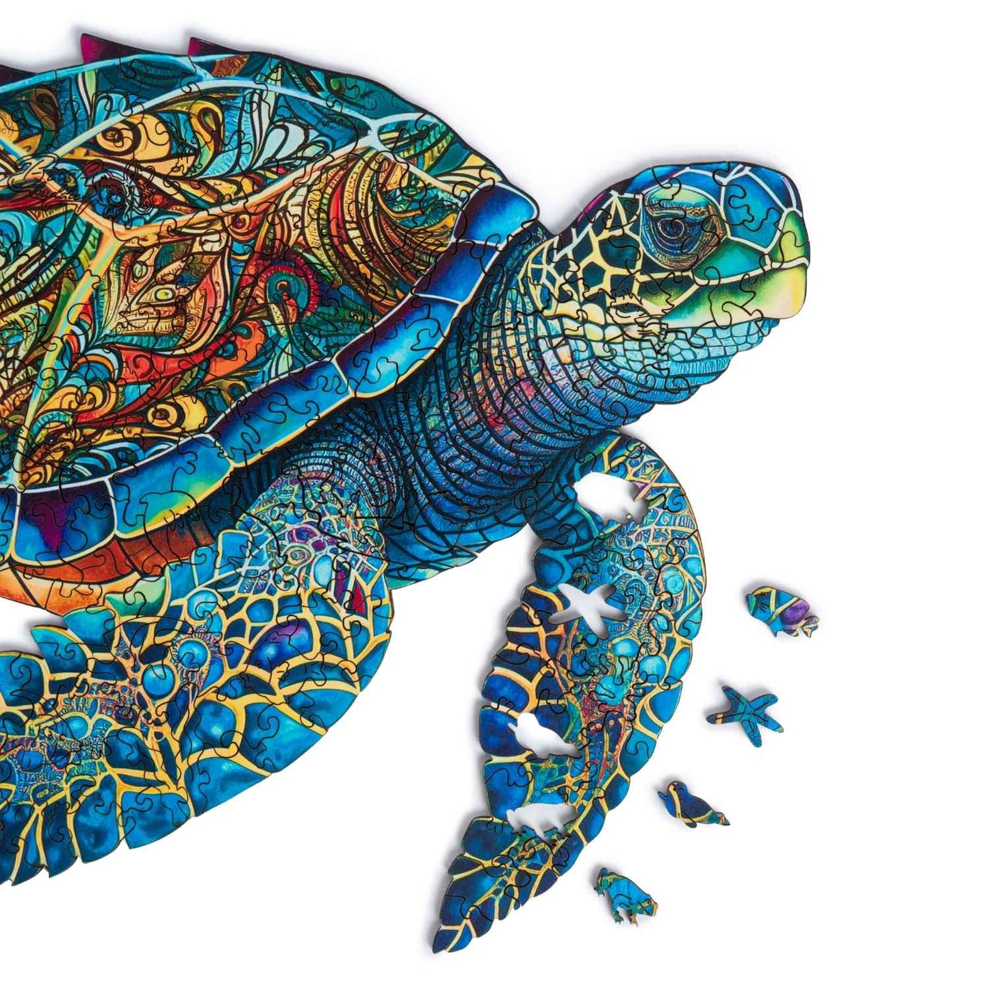 Wooden Turtle Jigsaw Puzzle – 200 Pieces